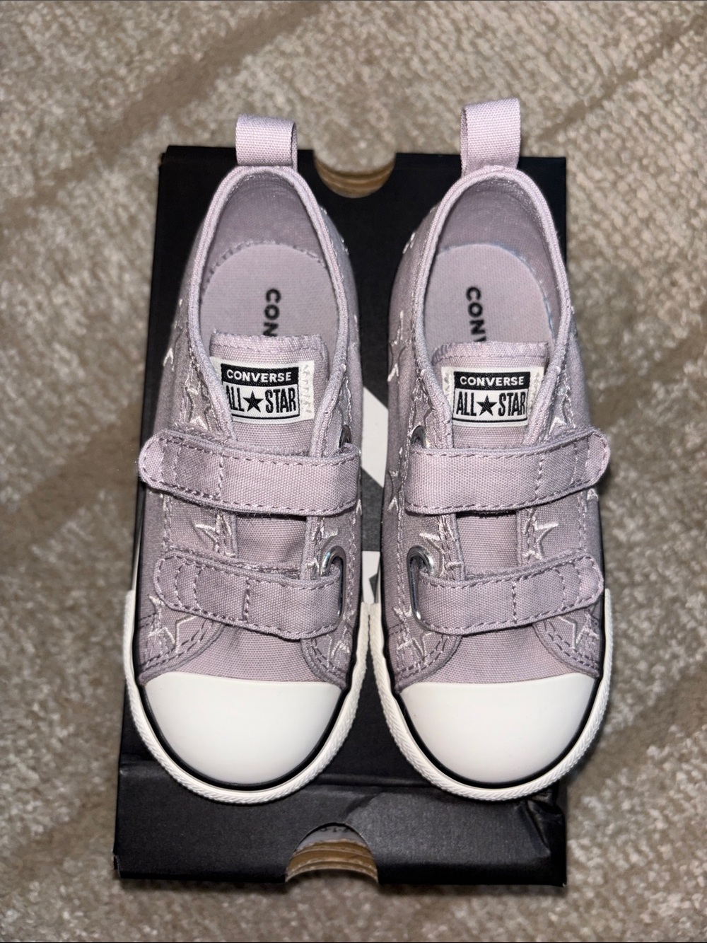 Converse Chuck Taylor All Star Starry Easy On Sneakers - Toddler 🌟💜